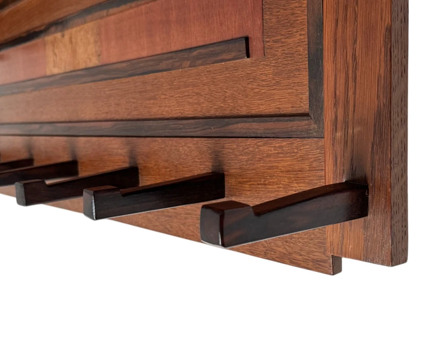 Two Art Deco Modernist Coat Racks by P.E.L. Izeren for De Genneper Molen